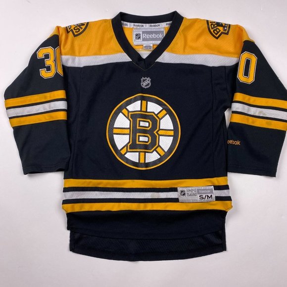 Tim Thomas Boston Bruins Reebok Hockey Jersey Boys Youth Small/Medium - Picture 3 of 15